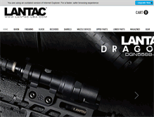 Tablet Screenshot of lantac-usa.com